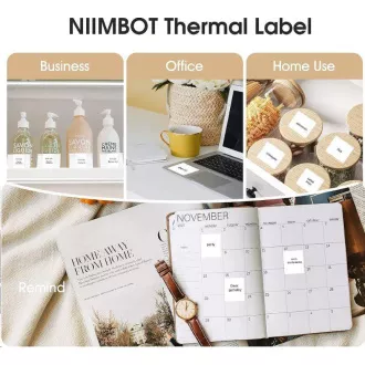 Etichete Niimbot R 40x30mm 230 buc Alb pentru B21, B21S, B3S, B1 Etichete Niimbot R 40x30mm 230 buc Alb pentru B21, B21S, B3S, B1