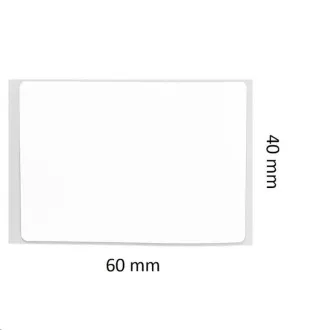 Etichete Niimbot R 40x60mm 125buc Alb pentru B21, B21S, B3S, B1