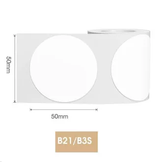 Etichete Niimbot R 50x50mm 150pcs rotunde pentru B21, B21S, B3S, B1 Etichete Niimbot R 50x50mm 150pcs rotunde pentru B21, B21S, B3S, B1