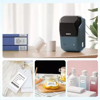 Niimbot Label Printer B1 Smart, albastru lac   rolă de etichete 210 buc.
