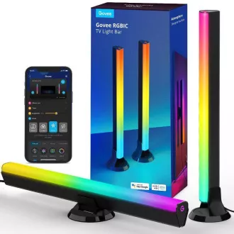 Panou Govee SMART LED RGBIC 38cm pentru TV 43-75" - 2 buc Panou Govee SMART LED RGBIC 38cm pentru TV 43-75" - 2 buc