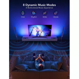 Panou Govee SMART LED RGBIC 38cm pentru TV 43-75" - 2 buc Panou Govee SMART LED RGBIC 38cm pentru TV 43-75" - 2 buc