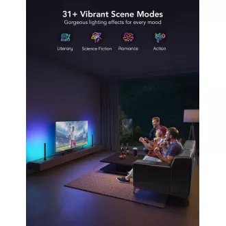 Panou Govee SMART LED RGBIC 38cm pentru TV 43-75" - 2 buc Panou Govee SMART LED RGBIC 38cm pentru TV 43-75" - 2 buc