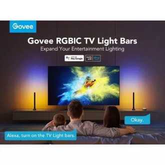 Panou Govee SMART LED RGBIC 38cm pentru TV 43-75" - 2 buc Panou Govee SMART LED RGBIC 38cm pentru TV 43-75" - 2 buc