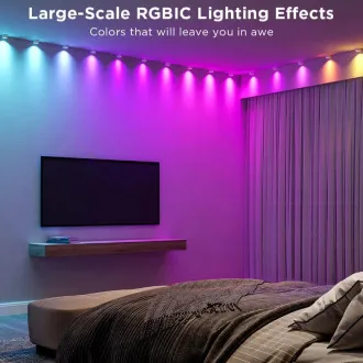 Govee RGBIC Plafon LED șir de iluminat 5m Govee RGBIC Plafon LED șir de iluminat 5m