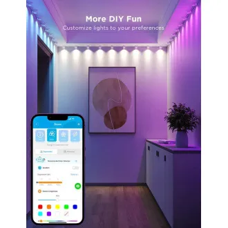 Govee RGBIC Plafon LED șir de iluminat 5m Govee RGBIC Plafon LED șir de iluminat 5m