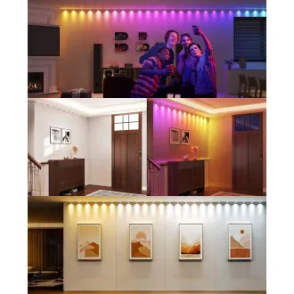 Govee RGBIC Plafon LED șir de iluminat 5m Govee RGBIC Plafon LED șir de iluminat 5m