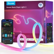 Banda LED flexibila Govee Neon 2 MATTER (3m) - RGBIC