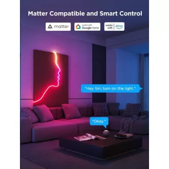 Banda LED flexibila Govee Neon 2 MATTER (3m) - RGBIC