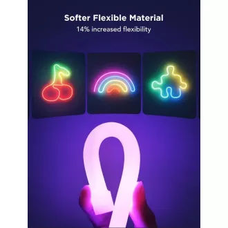 Banda LED flexibila Govee Neon 2 MATTER (3m) - RGBIC