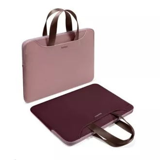 Geantă de mână subțire pentru laptop TomToc Light-A21, bicoloră, 13,5 inci - zmeură Geantă de mână subțire pentru laptop TomToc Light-A21, bicoloră, 13,5 inci - zmeură