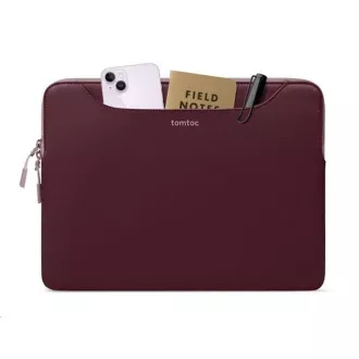 Geantă de mână subțire pentru laptop TomToc Light-A21, bicoloră, 13,5 inci - zmeură Geantă de mână subțire pentru laptop TomToc Light-A21, bicoloră, 13,5 inci - zmeură