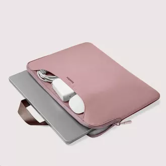 Geantă de mână subțire pentru laptop TomToc Light-A21, bicoloră, 13,5 inci - zmeură Geantă de mână subțire pentru laptop TomToc Light-A21, bicoloră, 13,5 inci - zmeură