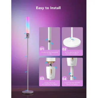 Lampă LED Govee Cylinder Smart RGBICWW Lampă LED Govee Cylinder Smart RGBICWW