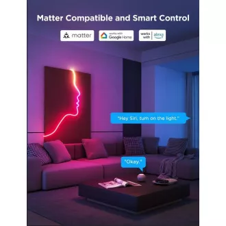 Banda LED flexibila Govee Neon 2 MATTER (5m) - RGBIC Banda LED flexibila Govee Neon 2 MATTER (5m) - RGBIC