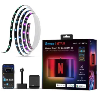 Govee Backlight 3S Netflix TV 55-65 SMART LED iluminare de fundal RGBICW Govee Backlight 3S Netflix TV 55-65 SMART LED iluminare de fundal RGBICW