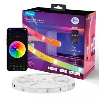 Bandă LED Govee WiFi RGBICW Smart PRO 5m Matter - extra durabilă Bandă LED Govee WiFi RGBICW Smart PRO 5m Matter - extra durabilă