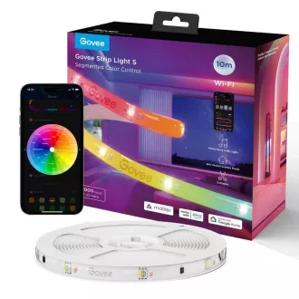 Bandă LED Govee WiFi RGBICW Smart PRO 10m Matter - extra durabilă Bandă LED Govee WiFi RGBICW Smart PRO 10m Matter - extra durabilă