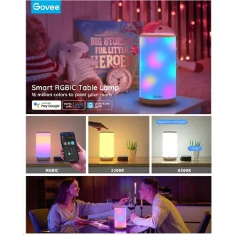 Lampă de masă Govee 2 RGBW Lampă de masă Matter Lampă de masă Govee 2 RGBW Lampă de masă Matter