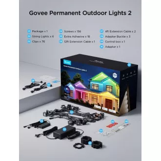 Lumini de exterior Govee RGBICW 30m Matter Lumini de exterior Govee RGBICW 30m Matter