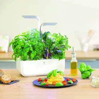 Véritable SMART - Ghiveci de flori automat cu control al luminii, alb Véritable SMART - Ghiveci de flori automat cu control al luminii, alb