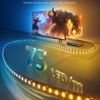 Govee AI Sync Box 2 Smart TV cu iluminare de fundal RGBICW 55-65"