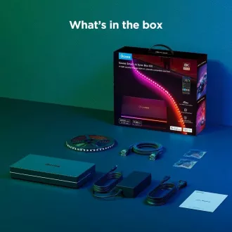 Govee AI Sync Box 2 Smart TV cu iluminare de fundal RGBICW 55-65"