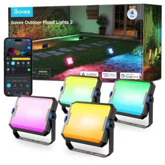 Govee Flood Lights 2 lumini LED SMART de exterior 4 buc