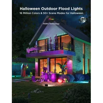 Govee Flood Lights 2 lumini LED SMART de exterior 4 buc