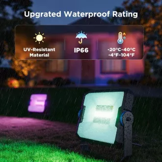 Govee Flood Lights 2 lumini LED SMART de exterior 4 buc