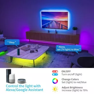 Bandă LED inteligentă Govee WiFi RGB 10m