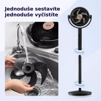 Ventilator ciclonic Levoit TempSense R432 DC - Ventilator automat