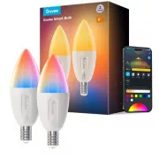 Bec inteligent Govee RGBWW 5W-50W 450lm E14 Durată lungă de viață 2 buc Matter