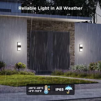 Lampă de perete inteligentă pentru exterior Govee RGBICWW 1500lm Matter