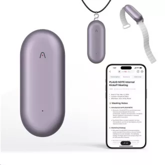 PLAUD Note Pin Purple - Reportofon cu inteligență artificială (2025)