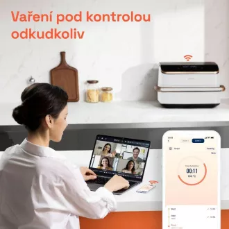 Friteuză cu aer Cosori TF101S Dual Blaze TwinFry 10l - albă