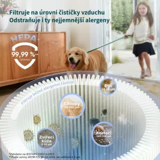 Levoit LVAC-300 Plus 6 în 1 fără fir Turbo Cyclone negru