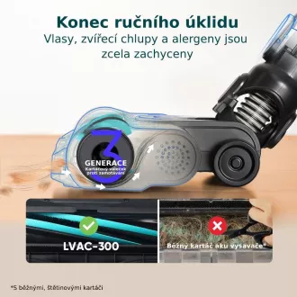Levoit LVAC-300 Plus 6 în 1 fără fir Turbo Cyclone negru