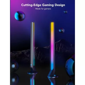 Panouri LED WiFi inteligente Govee pentru gaming + controler dual inteligent, alb Panouri LED WiFi inteligente Govee pentru gaming + controler dual inteligent, alb