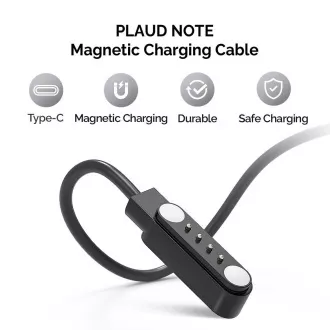 Kit accesorii PLAUD NOTE Negru - Încărcător și clemă magnetică, negru
