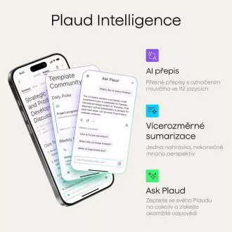 PLAUD Note PRO Negru - Înregistrator vocal cu inteligență artificială