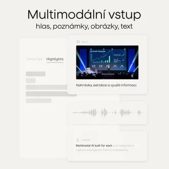PLAUD Note PRO Silver - Înregistrator vocal cu inteligență artificială