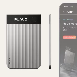 PLAUD Note PRO Silver - Înregistrator vocal cu inteligență artificială