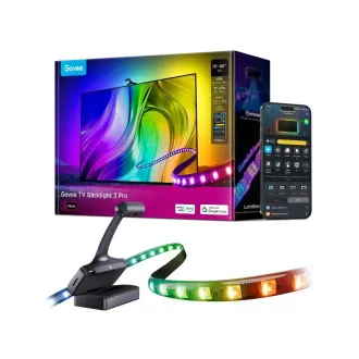 Iluminare de fundal TV Govee 3S pentru iluminare de fundal LED SMART RGBIC de 75-85" Iluminare de fundal TV Govee 3S pentru iluminare de fundal LED SMART RGBIC de 75-85"