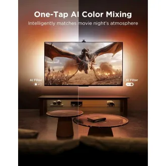 Iluminare de fundal TV Govee 3S pentru iluminare de fundal LED SMART RGBIC de 75-85" Iluminare de fundal TV Govee 3S pentru iluminare de fundal LED SMART RGBIC de 75-85"