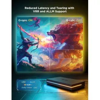 Kit Govee AI Sync Box pentru 2 PC-uri inteligente, iluminare 27-34" + panouri LED Kit Govee AI Sync Box pentru 2 PC-uri inteligente, iluminare 27-34" + panouri LED