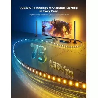 Kit Govee AI Sync Box pentru 2 PC-uri inteligente, iluminare 27-34" + panouri LED Kit Govee AI Sync Box pentru 2 PC-uri inteligente, iluminare 27-34" + panouri LED