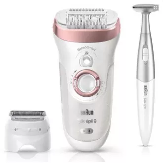 Epilator Braun Silk-épil 9-890 Rose Gold, SensoSmart, bărbierit uscat și umed, 2 viteze, sistem de masaj, ediție cadou Epilator Braun Silk-épil 9-890 Rose Gold, SensoSmart, bărbierit uscat și umed, 2 viteze, sistem de masaj, ediție cadou