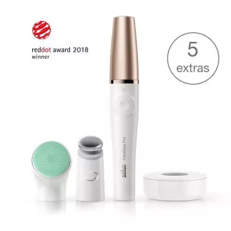 Epilator Braun FaceSpa Pro 913 pentru epilare facială, 3 în 1, revitalizare, tonifiere a pielii