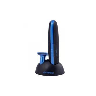 Aparat de tuns pe nas Orava SC-13, 2 capete de taiere, iluminare, albastru/negru